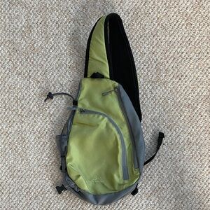 Green Men's Sling Bag - Lightweight Everyday Carry. Eddie Bauer